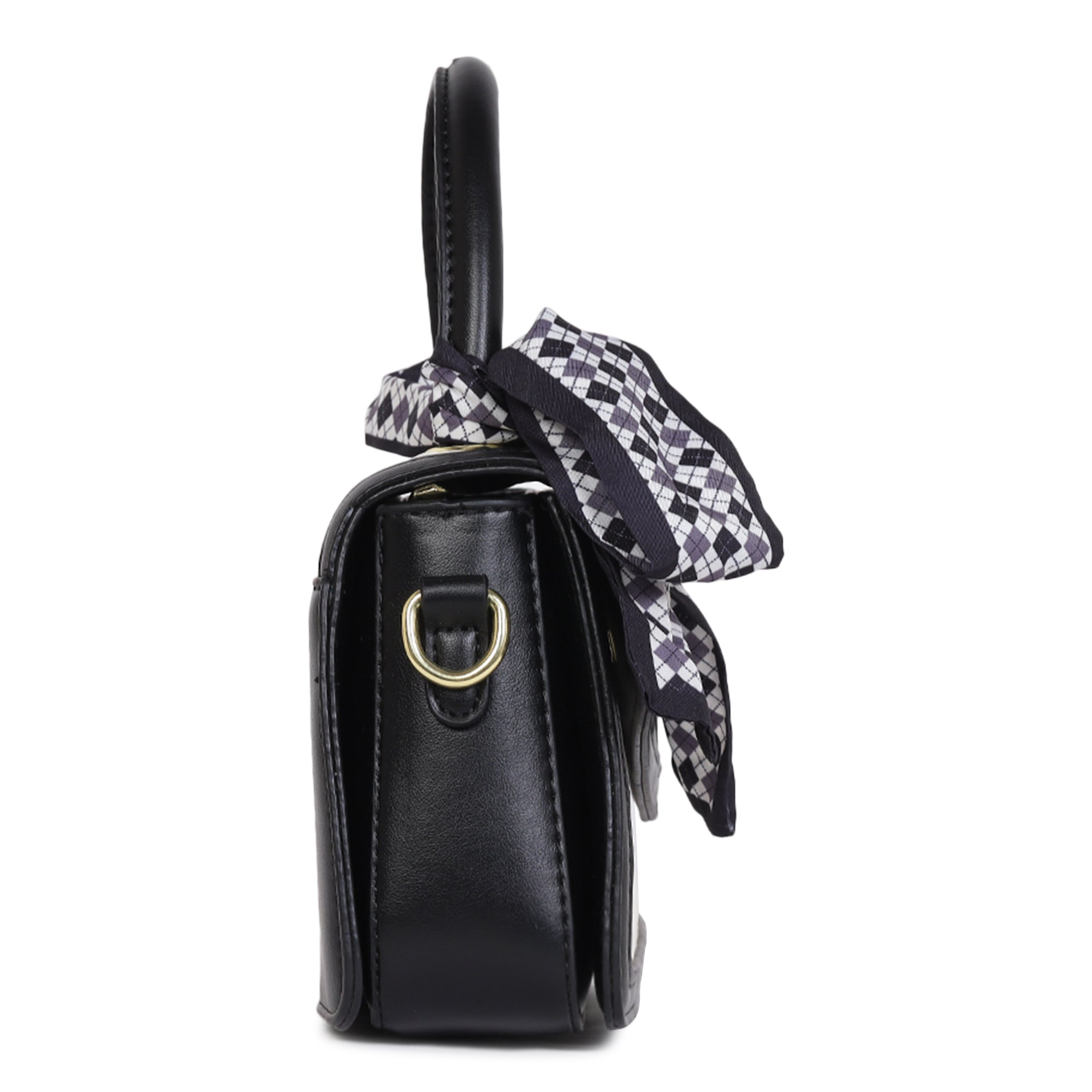Classis Black and White Daisy Sling bag for woman