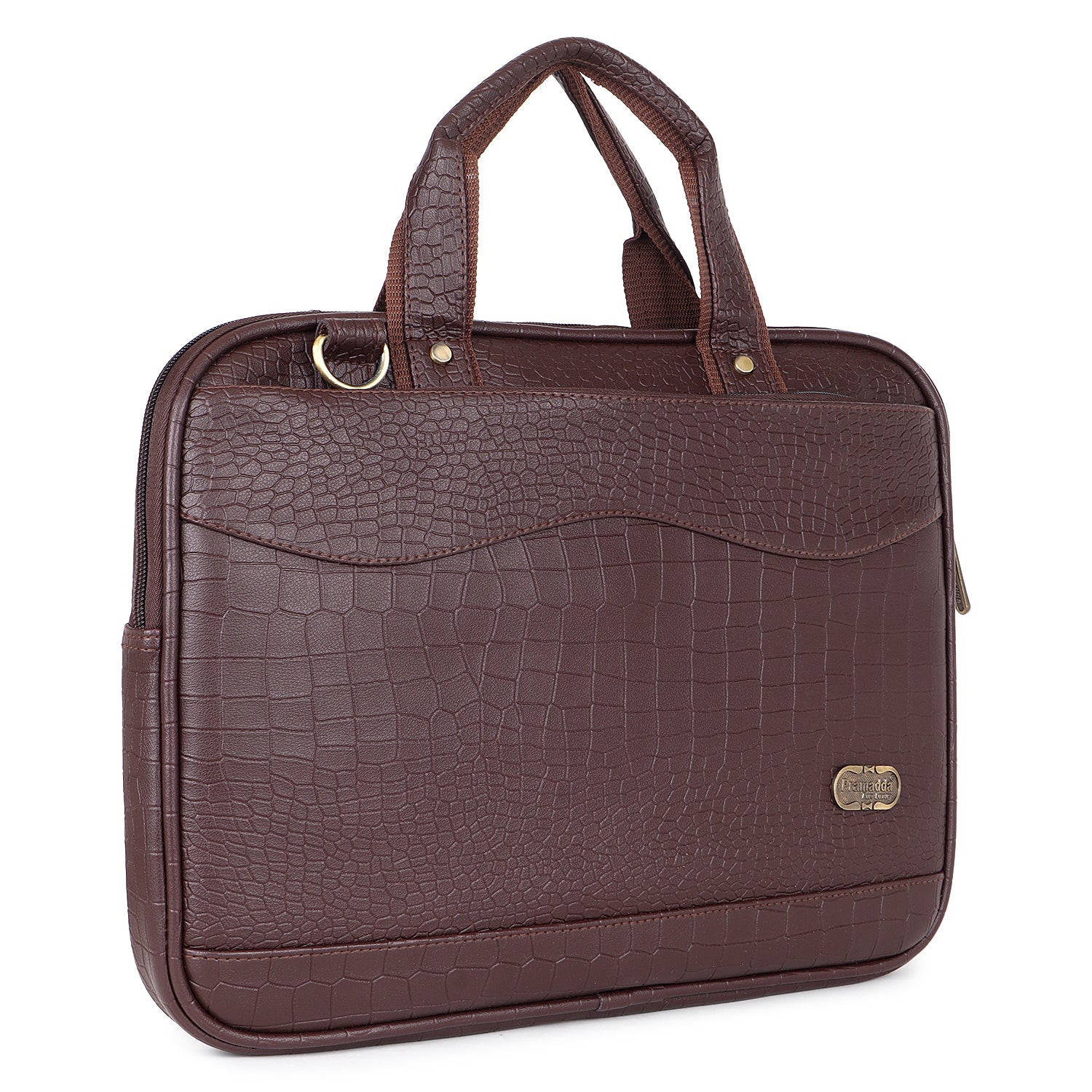 Mocha Brown Pablo Laptop Messenger