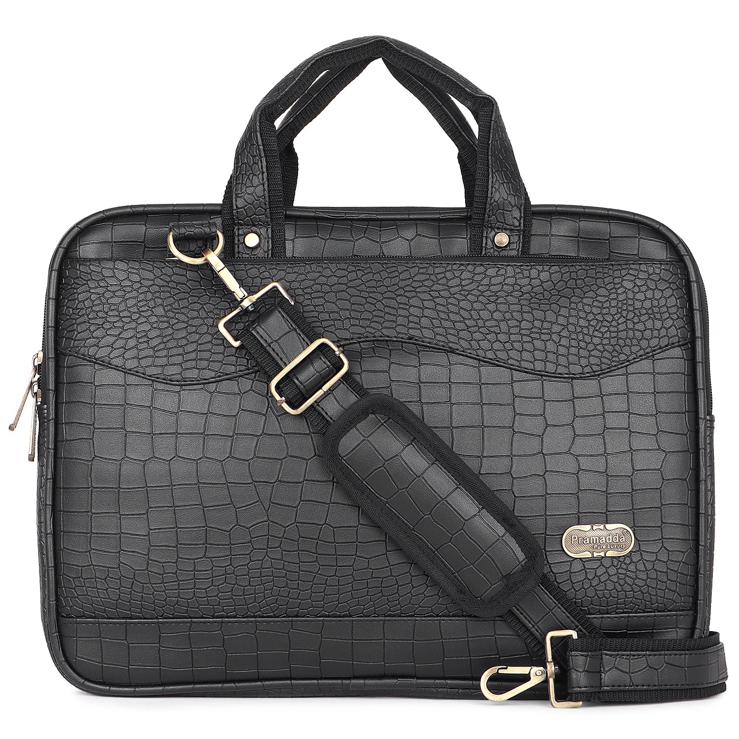 Classic Black Pablo Laptop Messenger