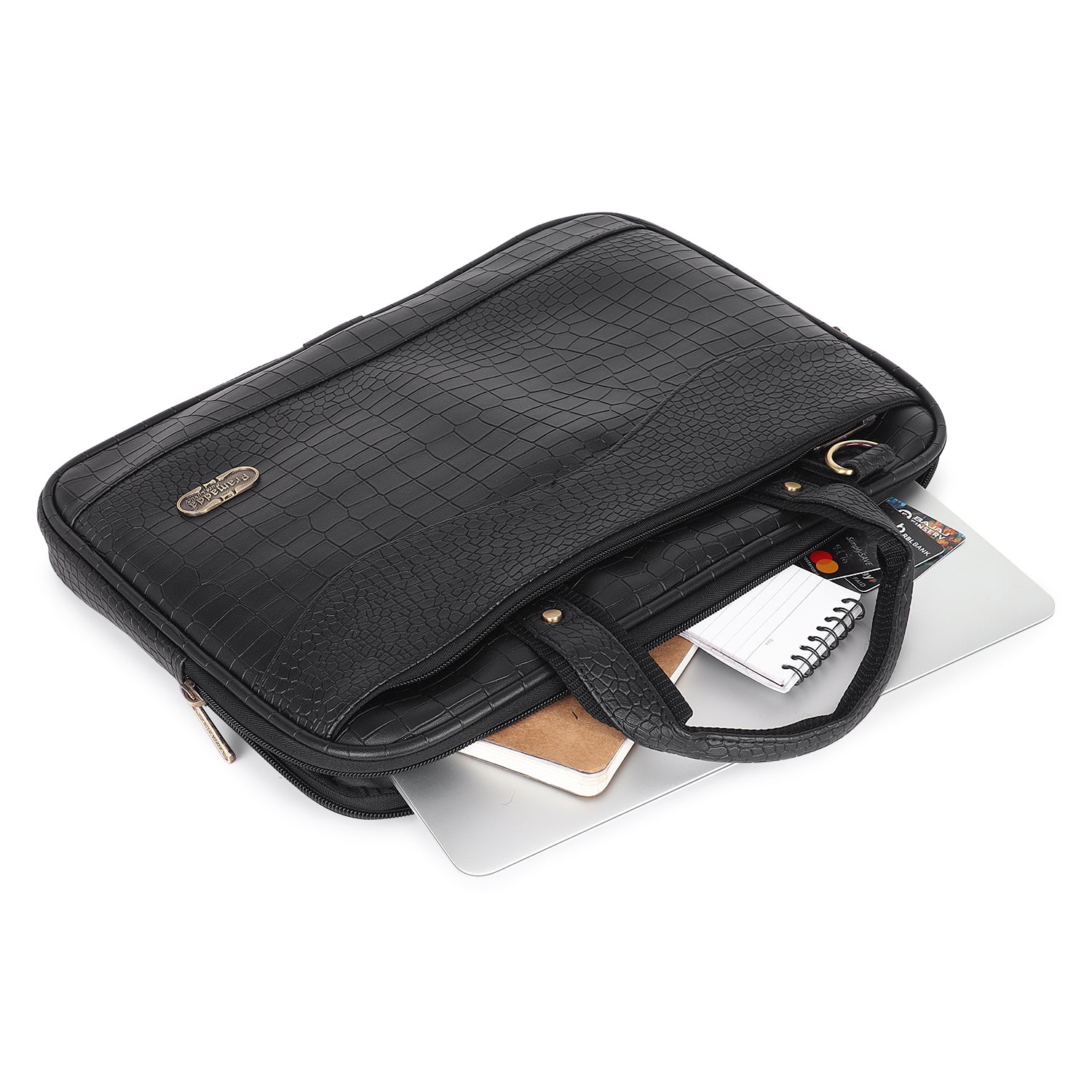 Classic Black Pablo Laptop Messenger