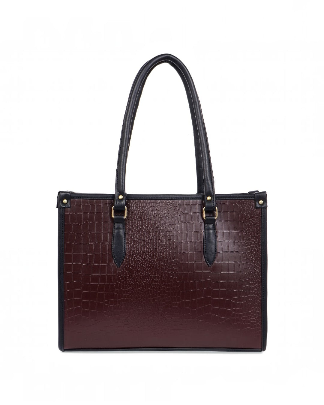 Bianca Croco Leather Tote Bag
