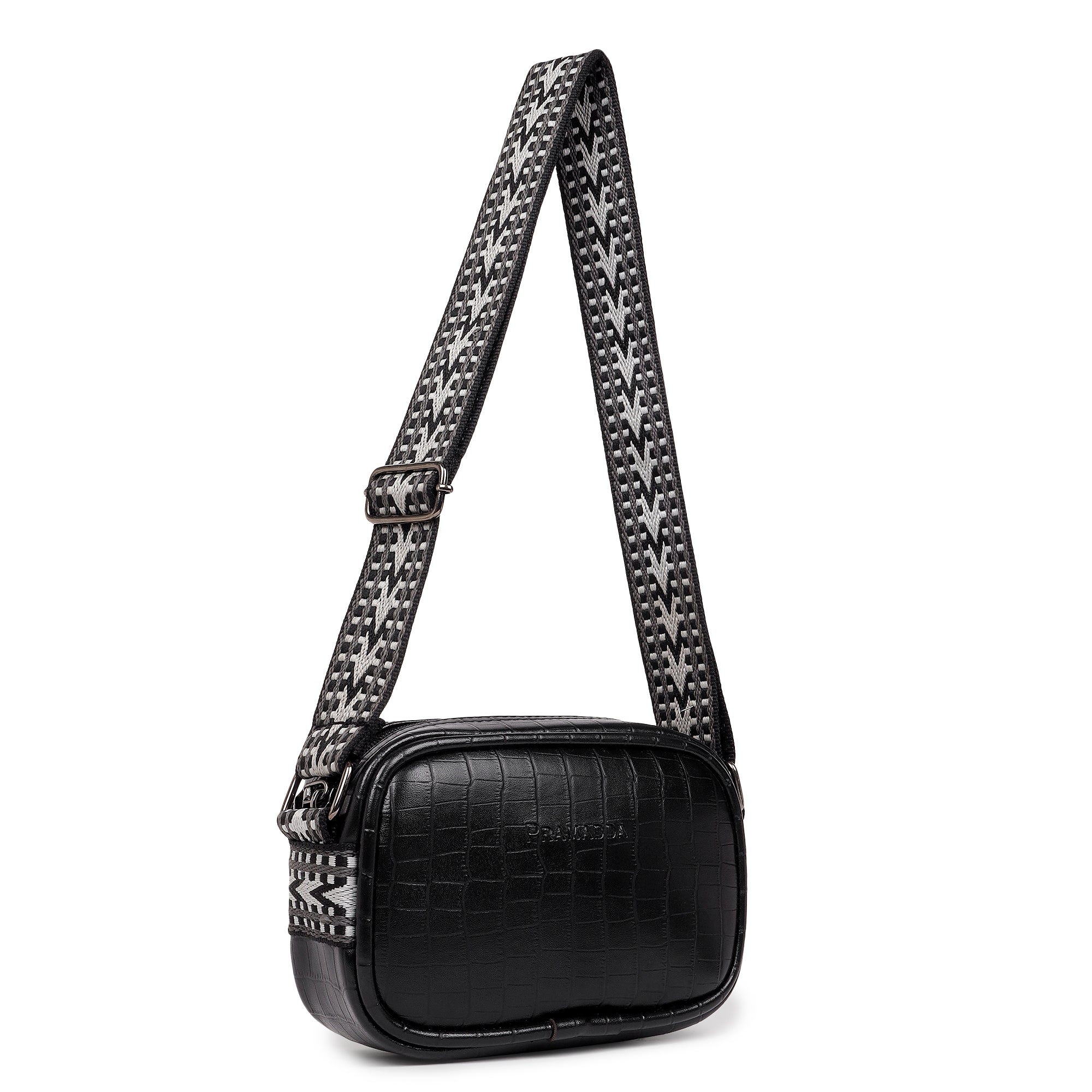 Dona broad belt sling bag for woman