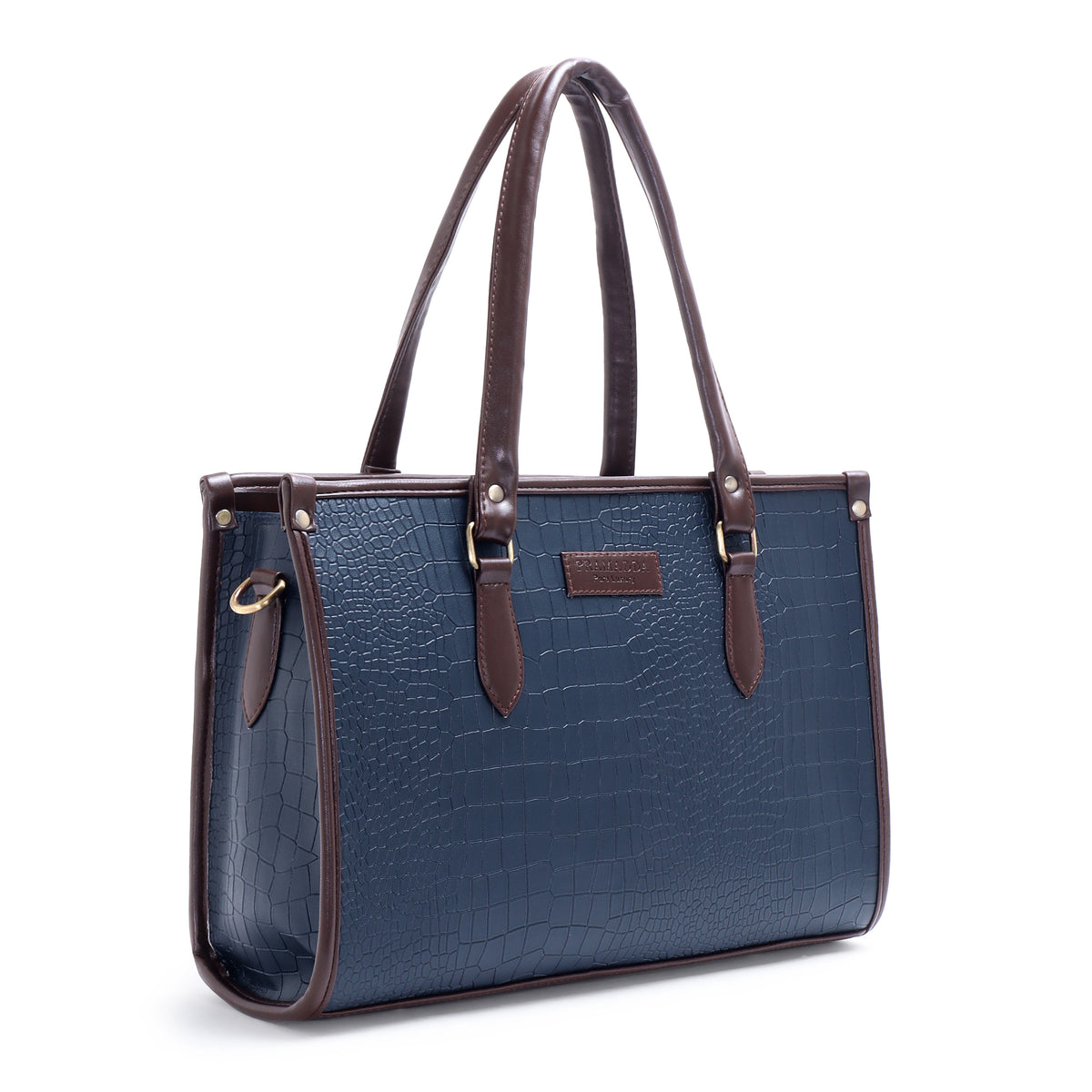 Bianca Croco Leather Tote Bag