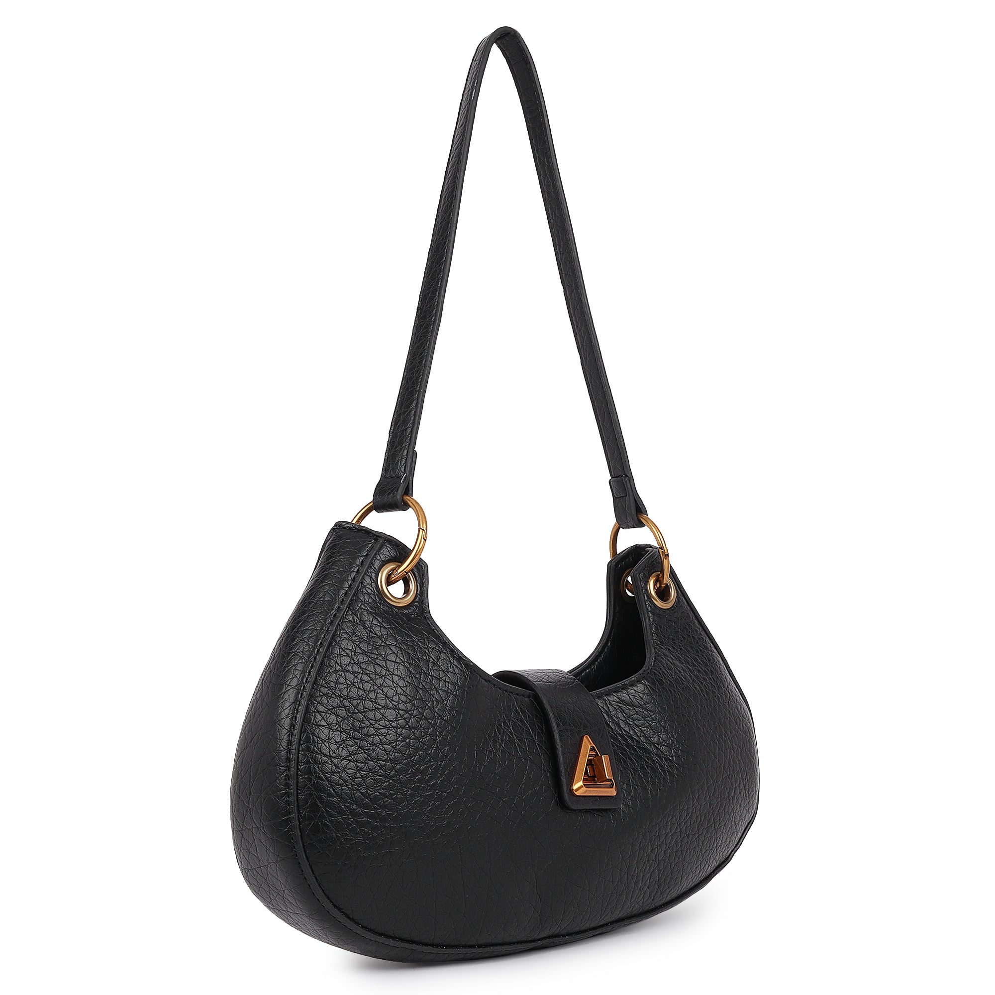 Classic Black Miranda Shoulder Bag for women