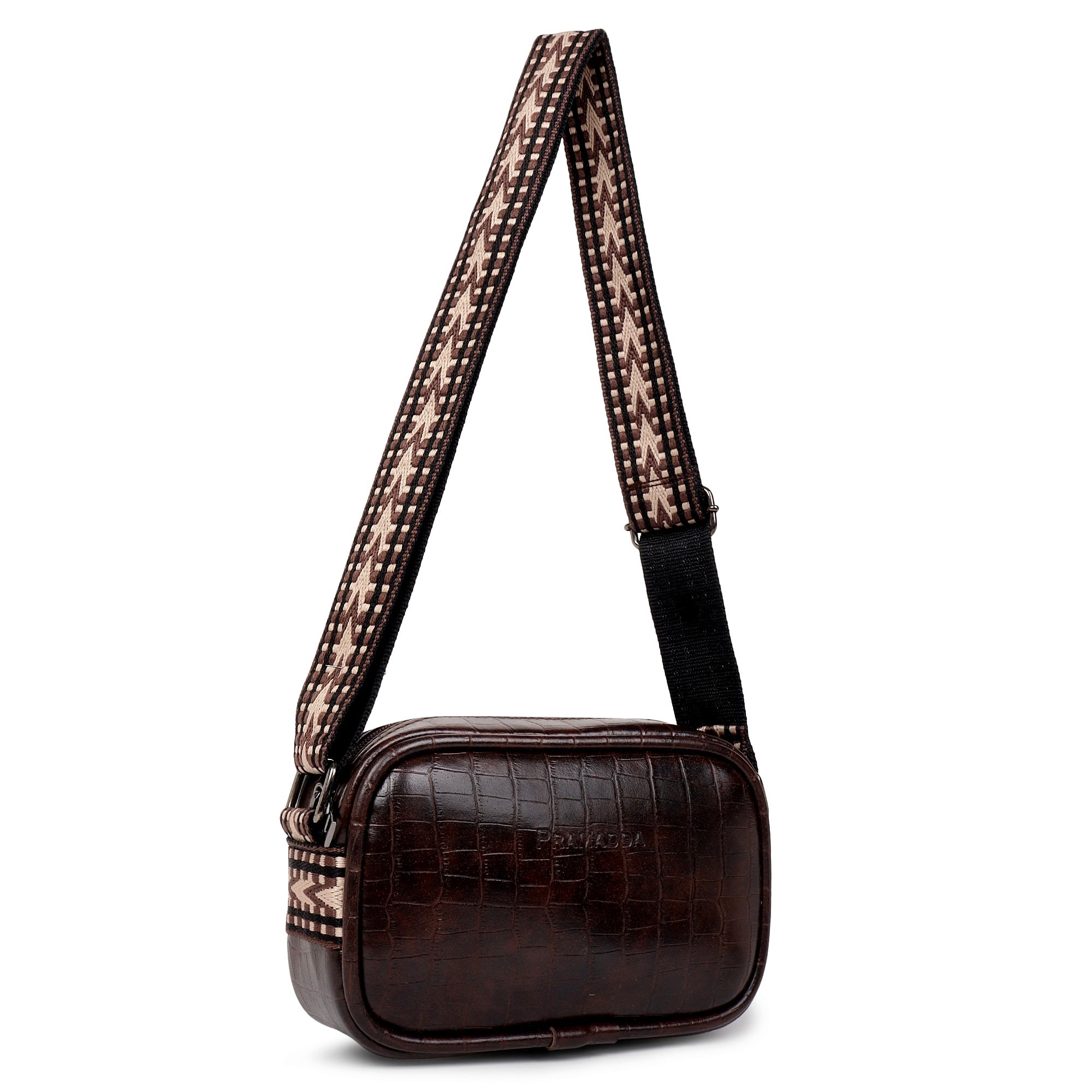 Dona broad belt sling bag for woman