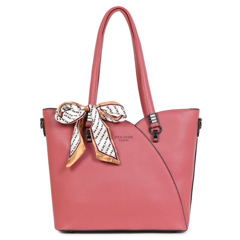 Pretty pink kim tote bag