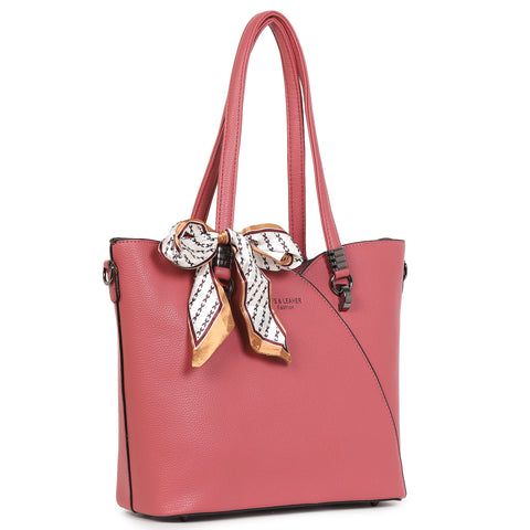 Pretty pink kim tote bag