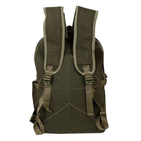 Lappee Canvas Trendy Green Jumbo Backpack for men and women For Office, college, School.
