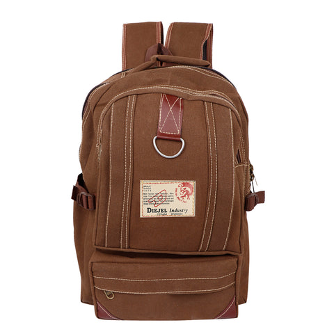 Lappee Canvas Elegant Brown Jumbo Backpack for men and women For Office, college, School.