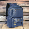 Classic Italia Croco Leather 25L Casual Laptop Backpack For Men And Women (Midnight Blue)
