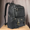 Classic Italia Croco Leather 25L Casual Laptop Backpack For Men and Women ( Shamrock Black )