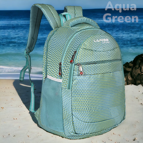 Lappee Printed Green Casual Girls Backpack 36L | School College Office Travel.