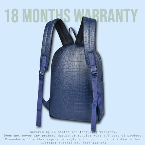 FESTIVE OFFER | Buy 1 Get 1 Free Sling |Blue Croco Backpack and White Croco Leather Sling Crossbody Bag.