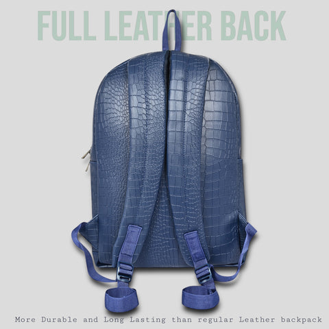 FESTIVE OFFER | Buy 1 Get 1 Free Sling |Blue Croco Backpack and White Croco Leather Sling Crossbody Bag.