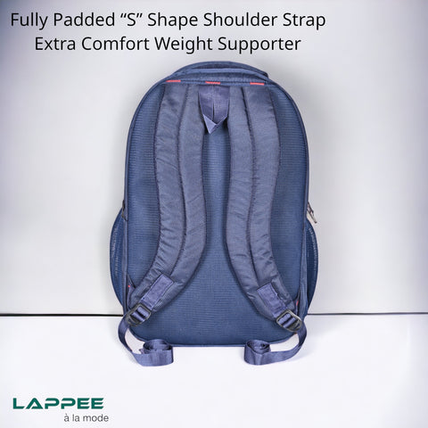 Lappee LION Trendy DarkBlue Casual Backpack with Rain Cover for Boys Bagpack for College, Office, School,Travel.