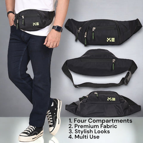 ME PACK BY Pramadda Fanny Pack Waist Bags ( Classic Black )