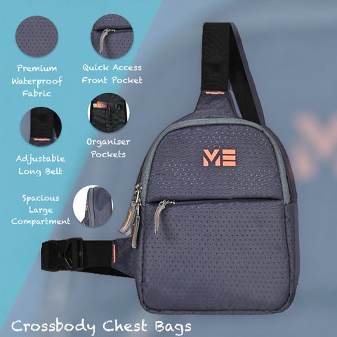 ME PACK BY Pramadda Chest Bags ( Stylish Grey )