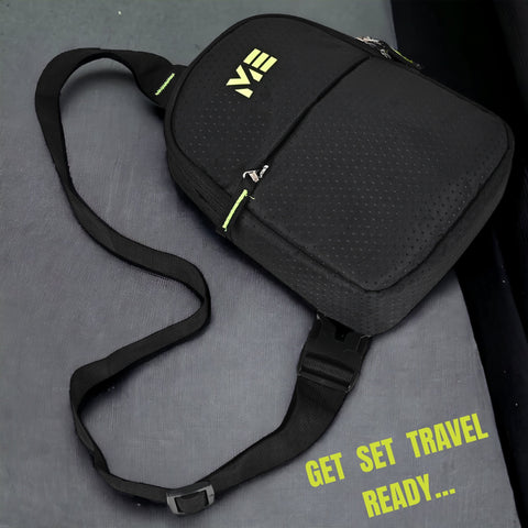 ME PACK BY Pramadda Chest Bags ( Classic Black )