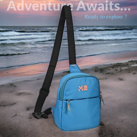 ME PACK BY Pramadda Chest Bags ( Elegant Blue )