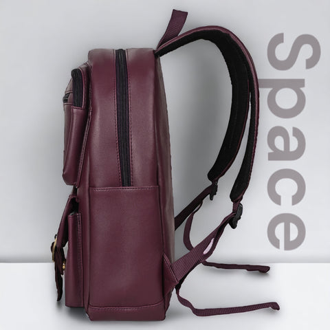 FESTIVE OFFER | Buy 1 Get 1 Free Sling | Wine Milan Backpack and Black Croco Leather Sling Crossbody Bag.