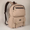 Royal Beige Milan Pro Vegan leather laptop backpack for Men & Women