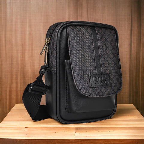 Florida Bold Black Sling Bag For Men