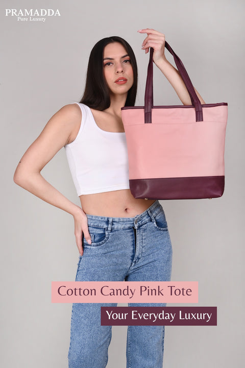 Cotton Candy Solid Tote Bag
