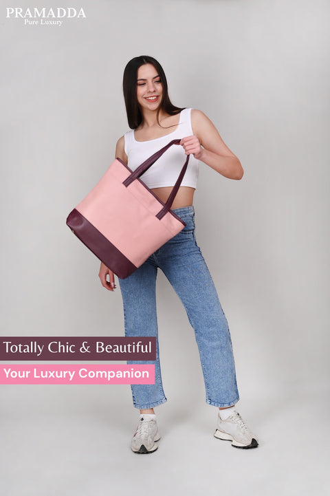Cotton Candy Solid Tote Bag