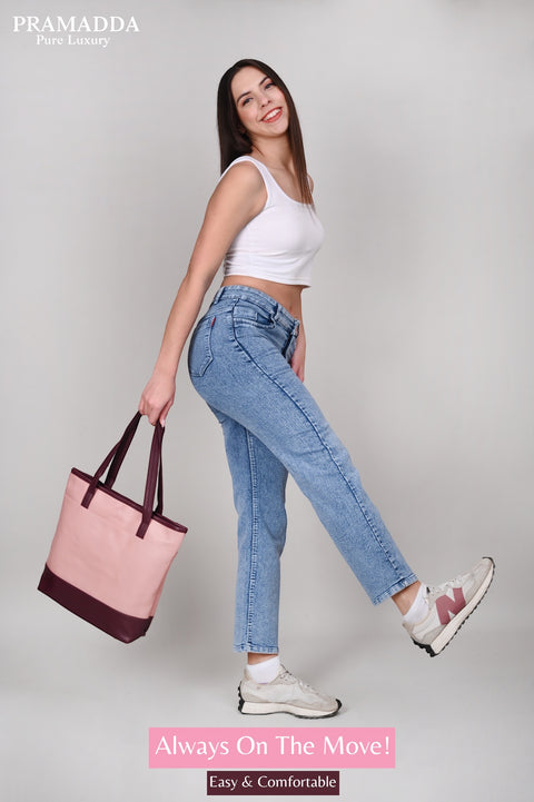 Cotton Candy Solid Tote Bag