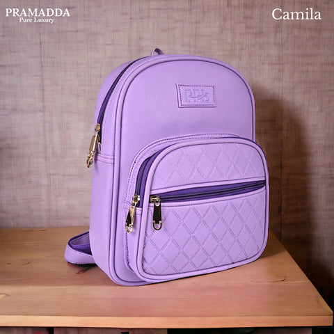Gorgeous Lilac Compact Camila Backpack for Women