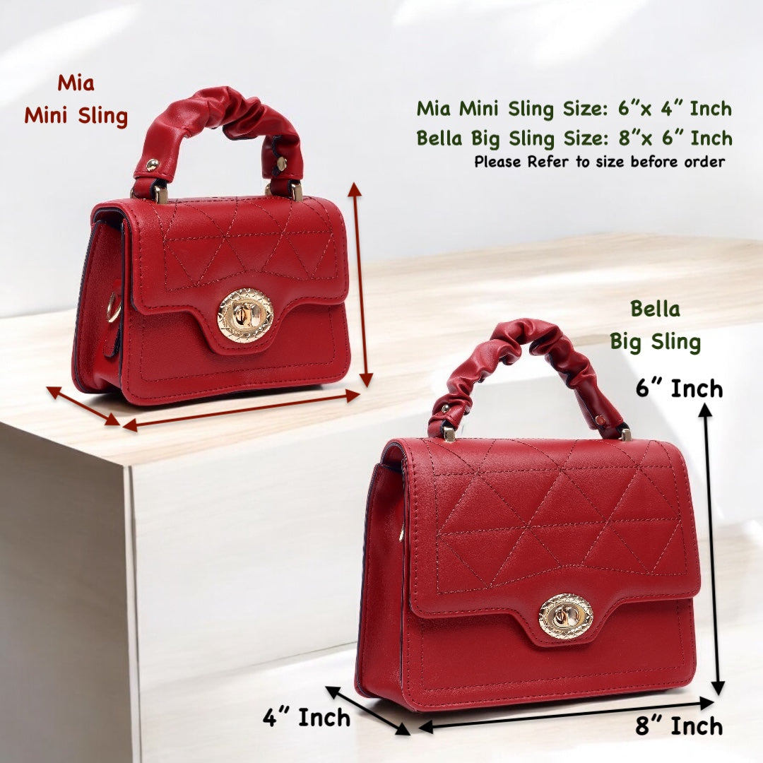 Mia Bella Sling Bag Combo (Pack of 2)