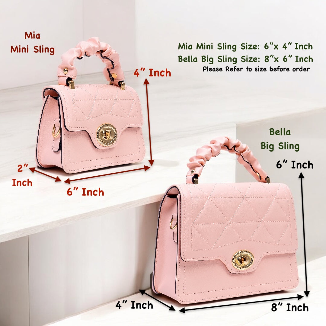 Mia Bella Sling Bag Combo (Pack of 2)