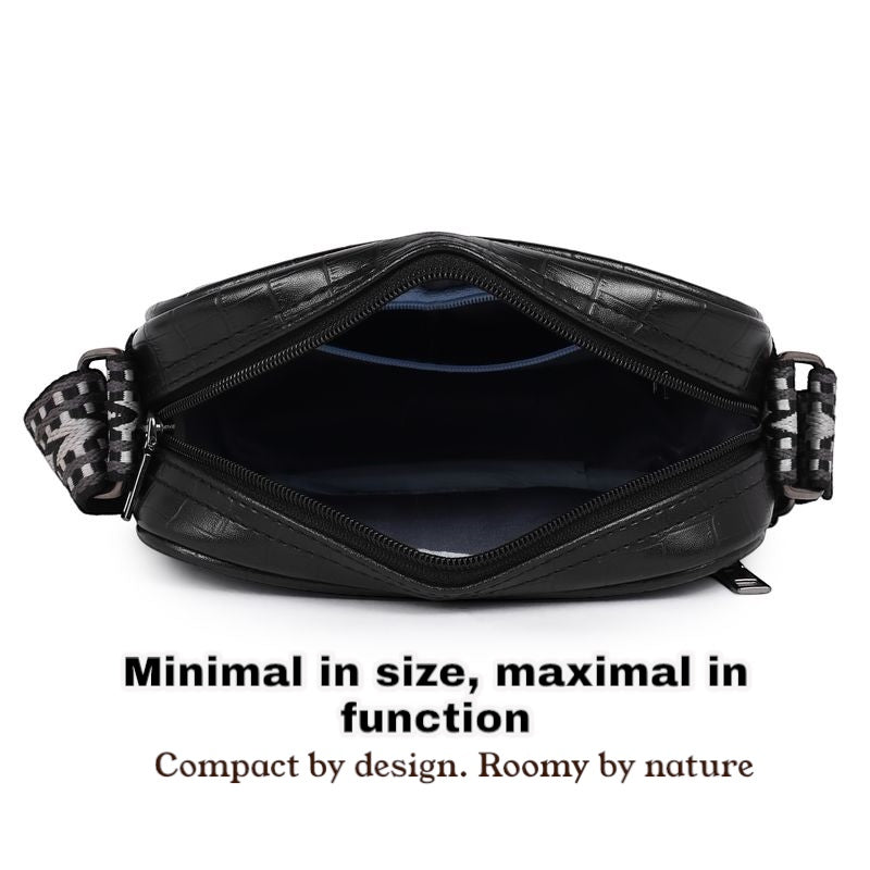 Dona broad belt sling bag for woman