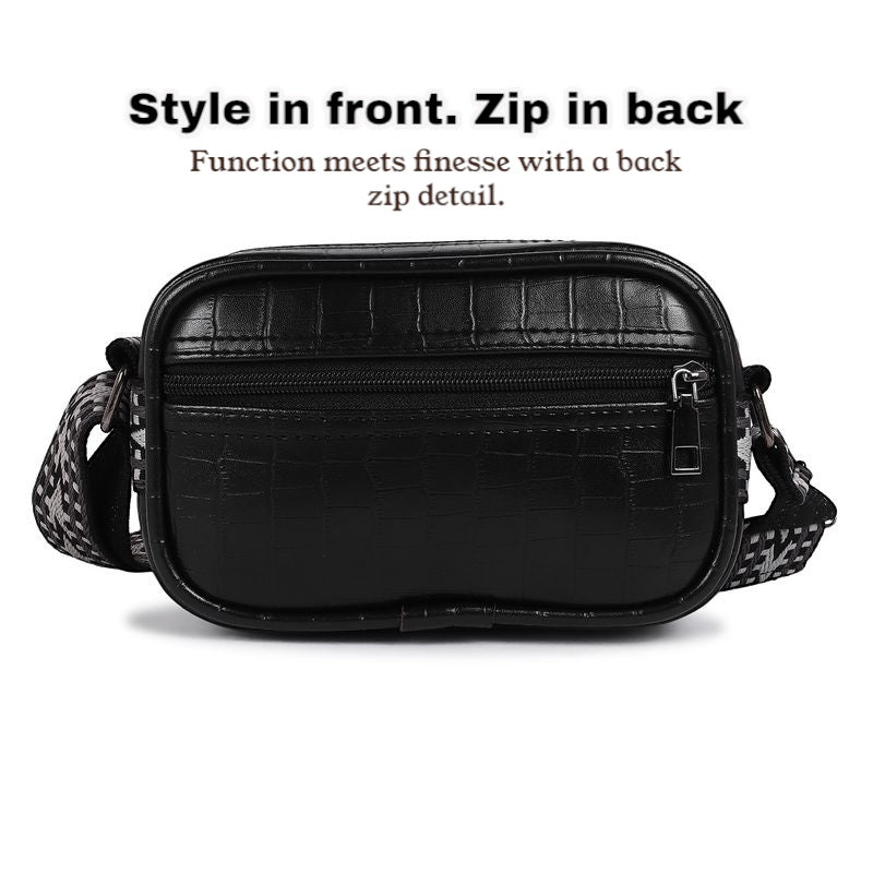 Dona broad belt sling bag for woman