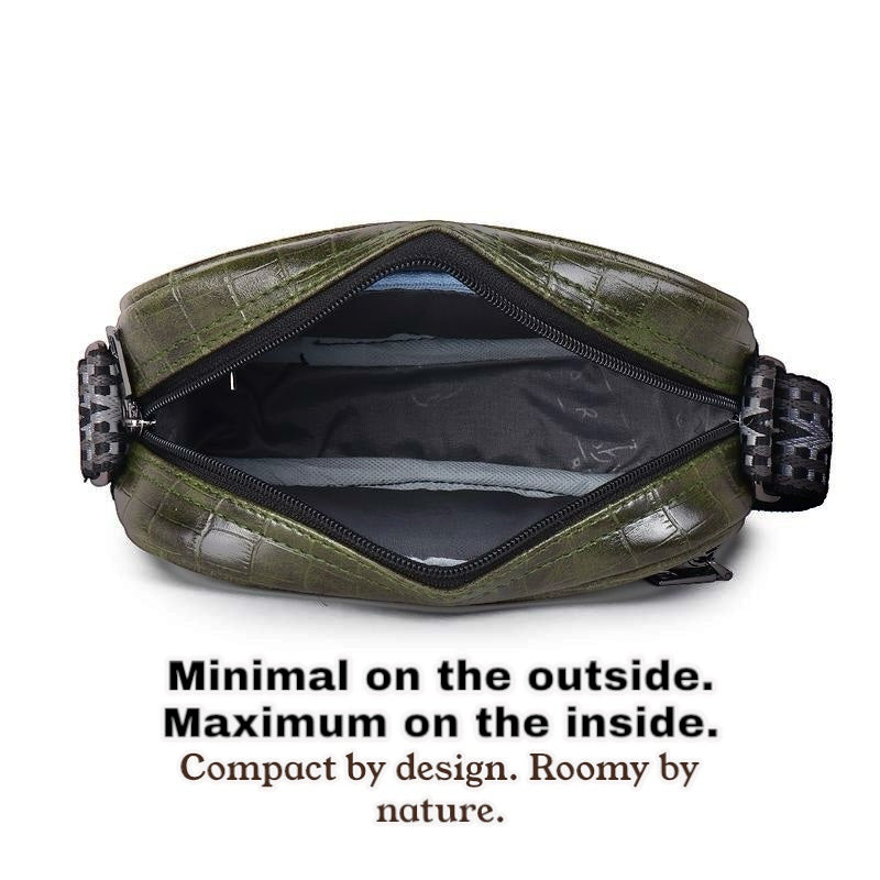 Dona broad belt sling bag for woman