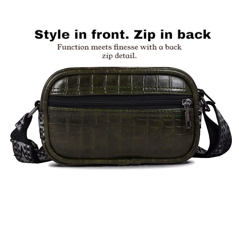 Dona broad belt sling bag for woman