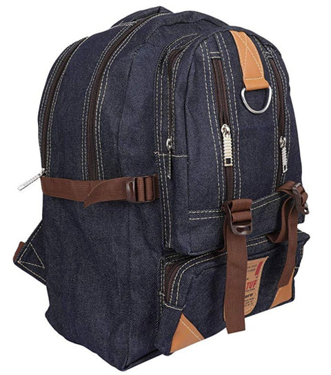 Lappee Canvas Stylish Denim Backpack for men and women For Office, college, School.