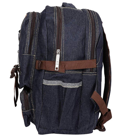 Lappee Canvas Stylish Denim Backpack for men and women For Office, college, School.