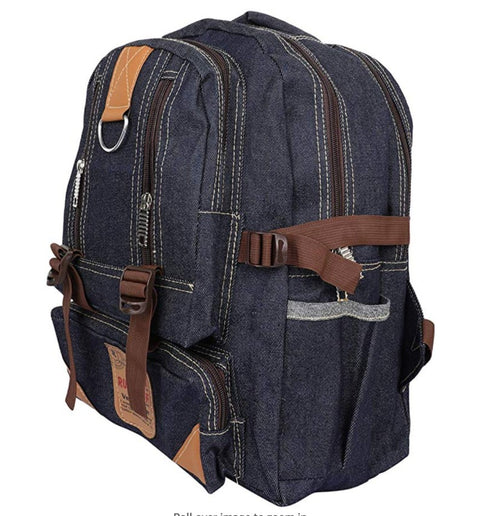 Lappee Canvas Stylish Denim Backpack for men and women For Office, college, School.