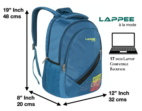 Lappee NO FEAR Elegant Blue Casual Backpack with Rain Cover for Men Bagpack for College, Office, School Regular priceRs. 2,799.00 Rs. 899.00