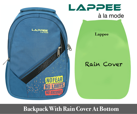 Lappee NO FEAR Elegant Blue Casual Backpack with Rain Cover for Men Bagpack for College, Office, School Regular priceRs. 2,799.00 Rs. 899.00