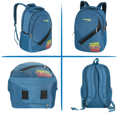 Lappee NO FEAR Elegant Blue Casual Backpack with Rain Cover for Men Bagpack for College, Office, School Regular priceRs. 2,799.00 Rs. 899.00