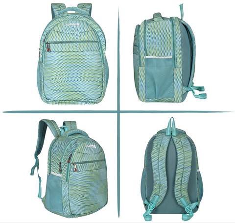 Lappee Printed Green Casual Girls Backpack 36L | School College Office Travel.