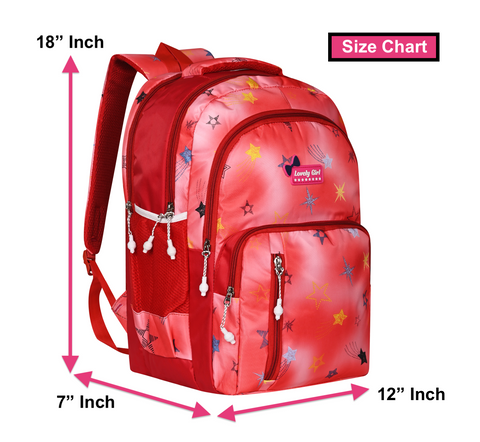 Elegant Printed Backpack for girls for Office, College, School, Travel.