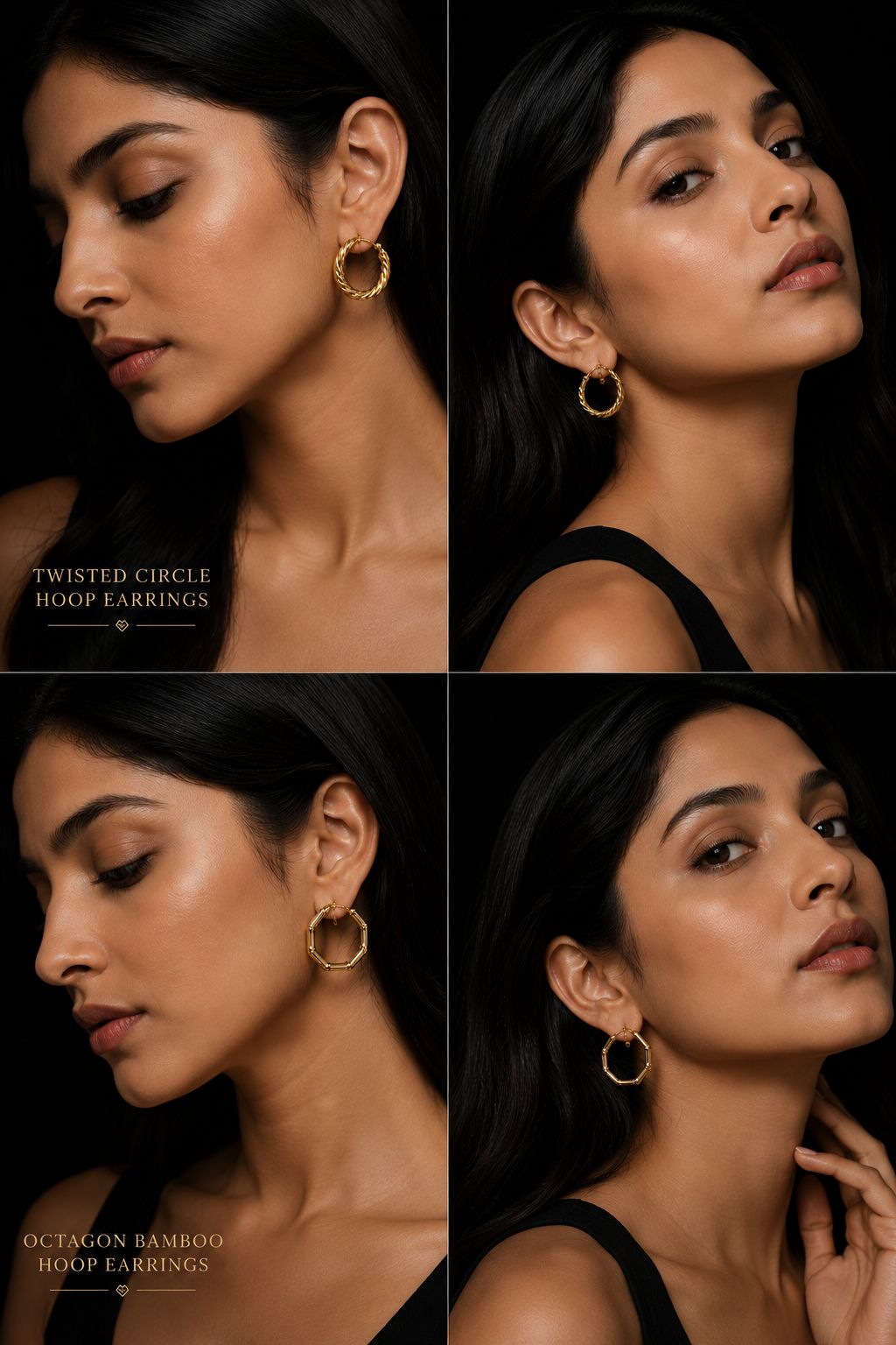 Luxe Gold Hoop Earring Combo