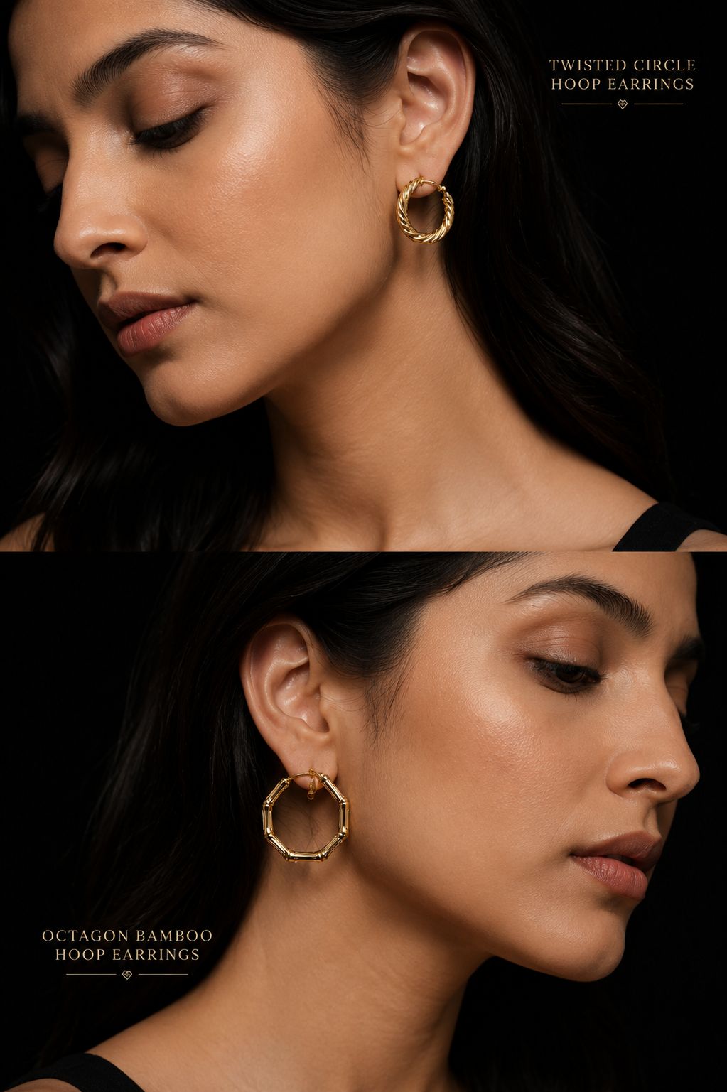 Luxe Gold Hoop Earring Combo