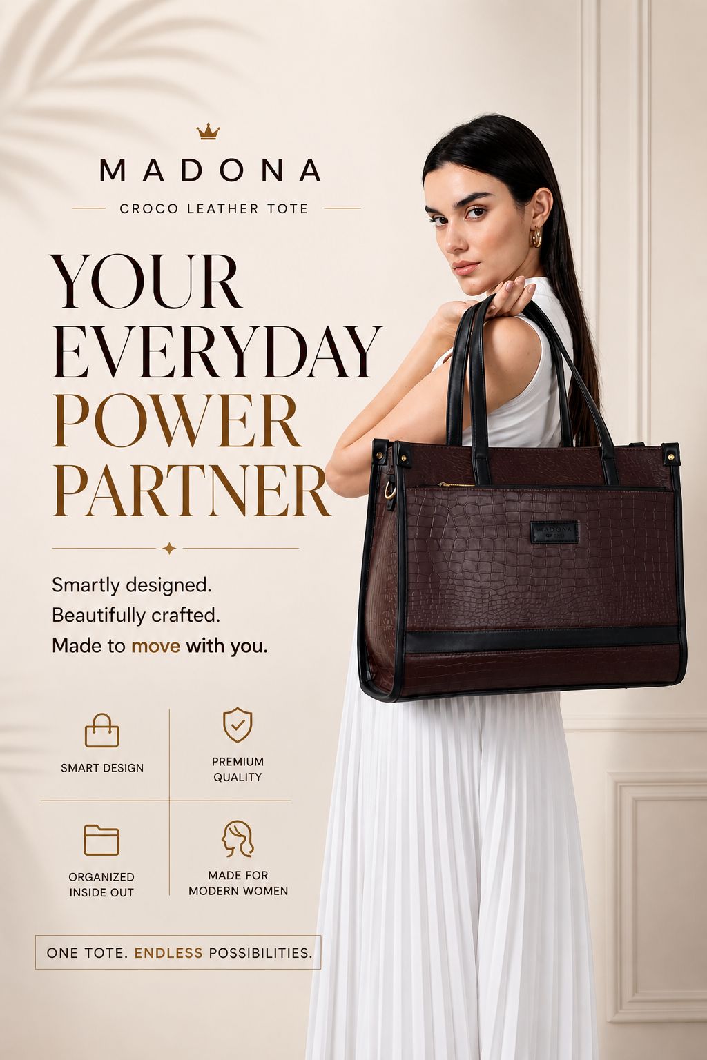 Madona Tote Bag (16" inch)