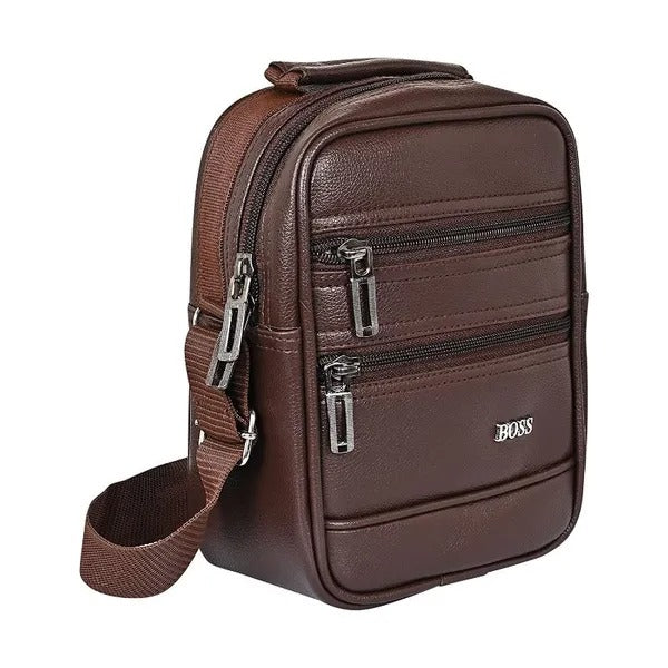 Tourister Vegan Leather Sling Bag For Men Travel