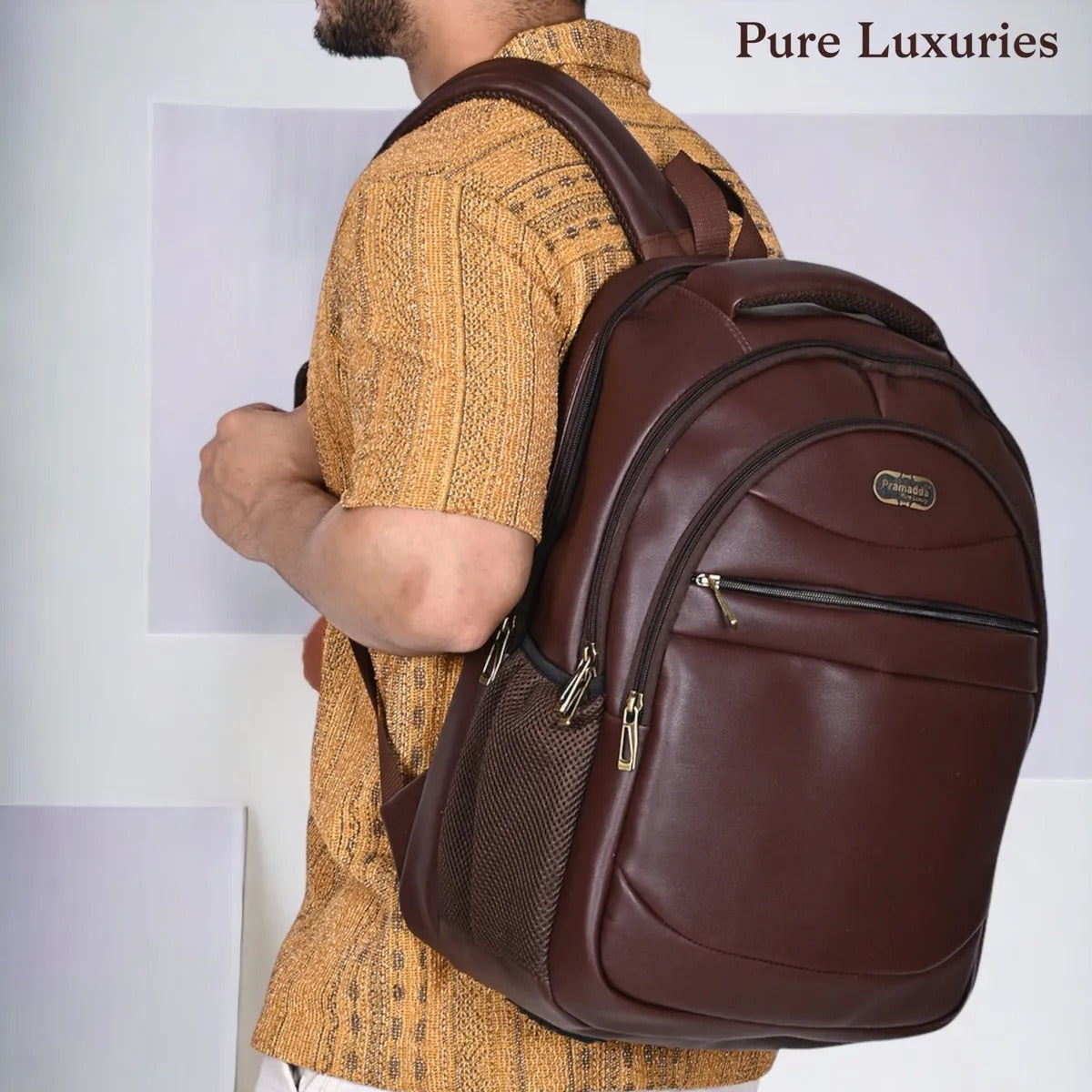 Berlin Leather Backpack For Men & Women