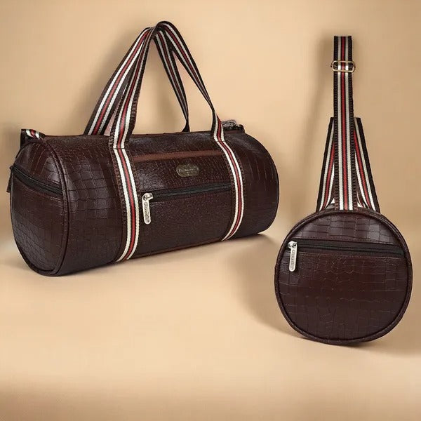 Thor Vegan Leather Duffle Bag For Men And Women